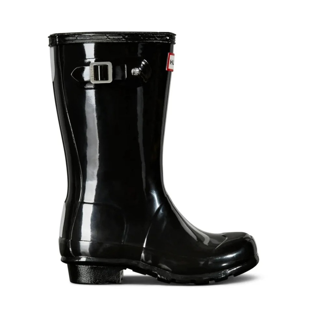 Hunter Original Gloss Rain Boots black size US 3 boys/4 girls UK 3 EU 34